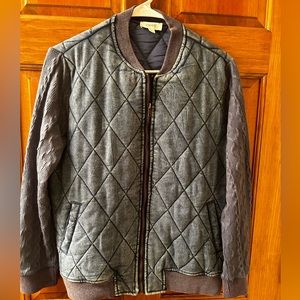 Quilted Bomber Jacket
